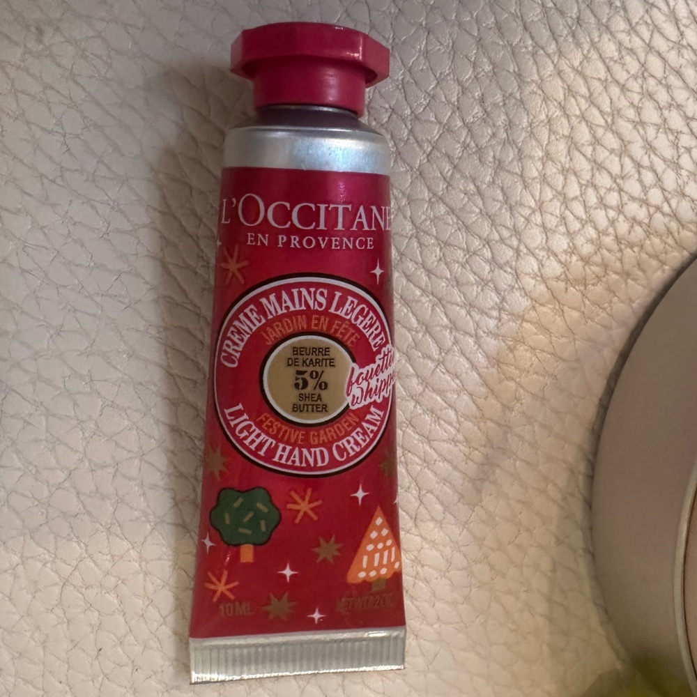 L’Occitane NWT Set of 3 Shower Gel Massage Crème Light Hand Cream Festive Garden - Picture 5 of 9